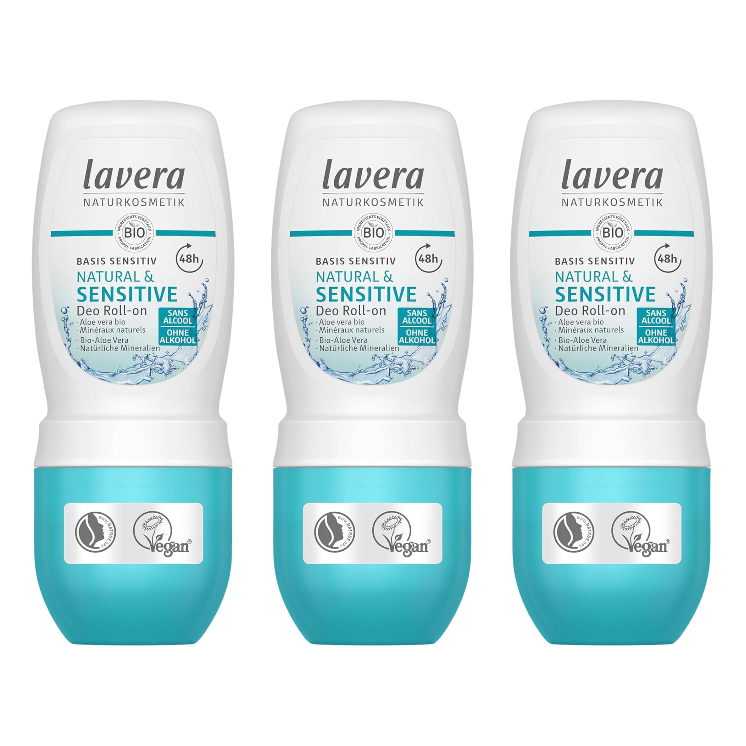 Lavera Basis Sensitiv Roll-On Deodorant – Organic Aloe Vera & Vegan