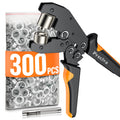 Preciva Ösenzangen-Set | 300-teilige Ösenpresse für PVC-Banner & Planen