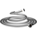 Hibbent 2m Large Bore Shower Hose | Chrome Anti-Kink Pressure Boosting