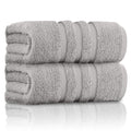 GC Gaveno Cavailia Zero Twist Cotton Bath Sheet | 550 GSM Silver