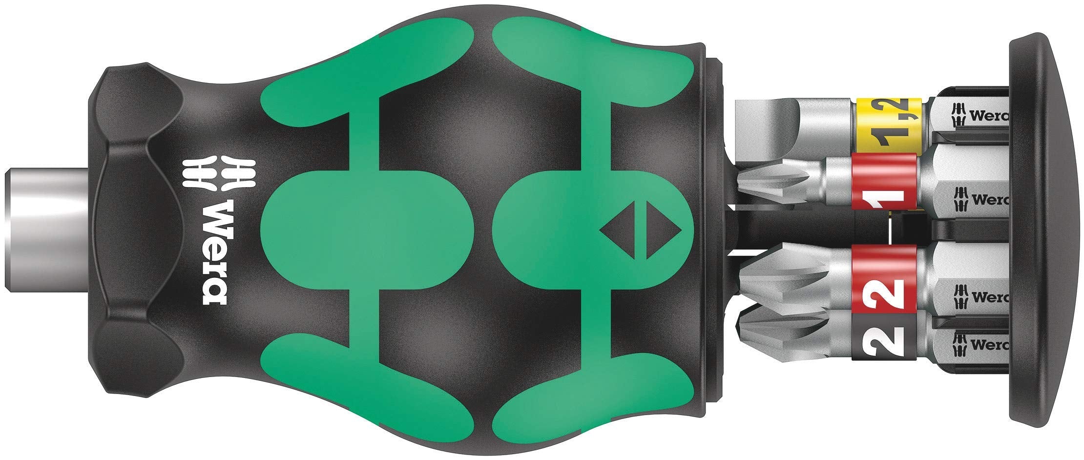 Wera Kraftform Kompakt Stubby Multi-Bit Screwdriver Set, 6 Pieces
