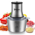2L Electric Food Processor – 500W Stainless Steel Meat Grinder