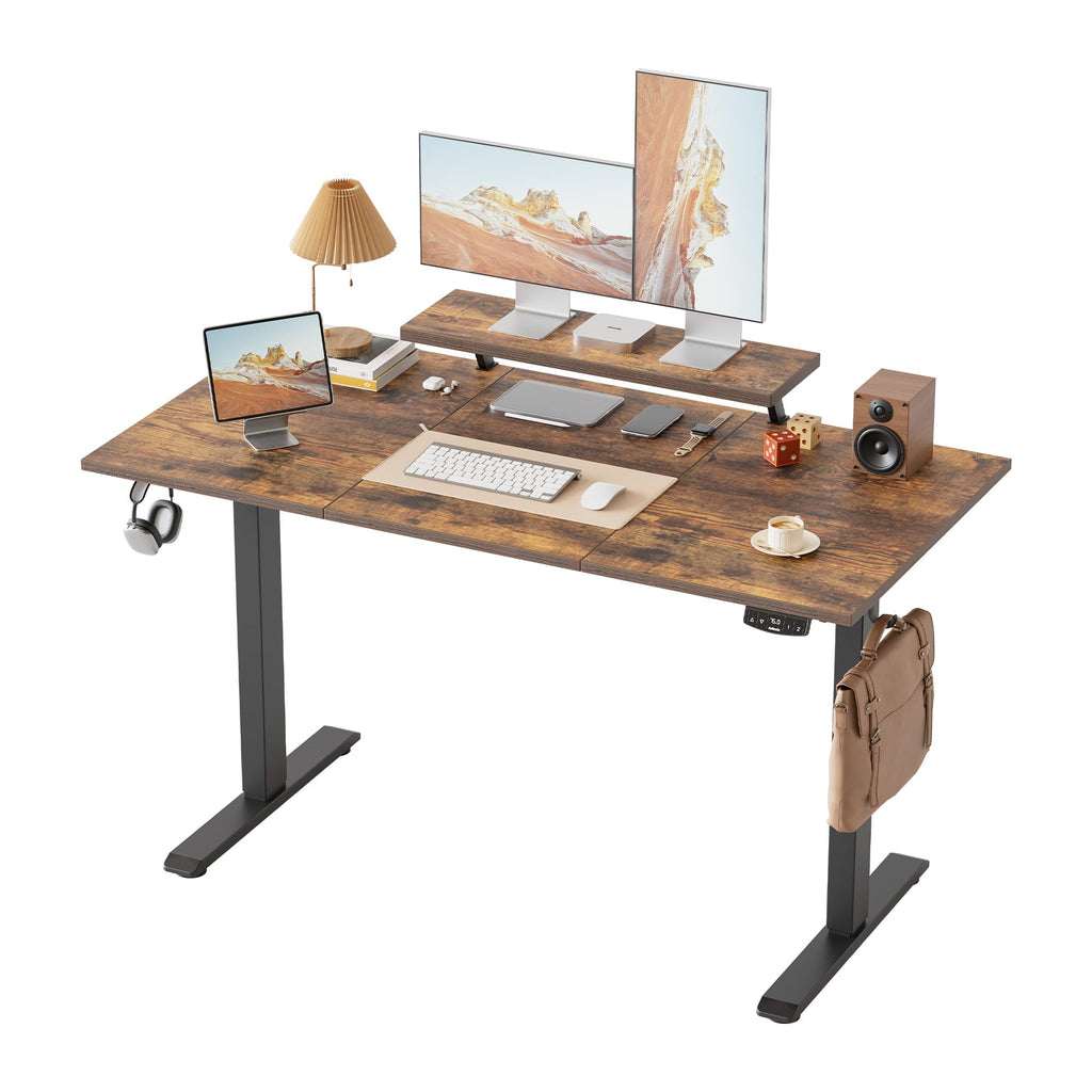 Klicelor Eletric Height Adjustable Desk, Movable Monitorstand, 140x60cm - image 1