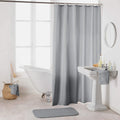 Douceur d'Intérieur Essencia Grey Polyester Shower Curtain | 180x200cm