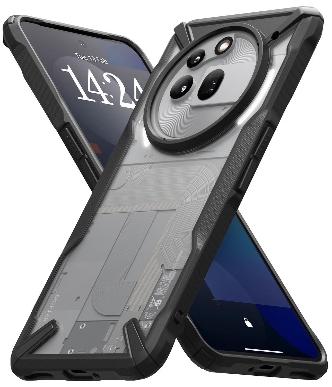 Ringke Fusion-X Case for Nothing Phone (3a) Pro – Shockproof Bumper Cover