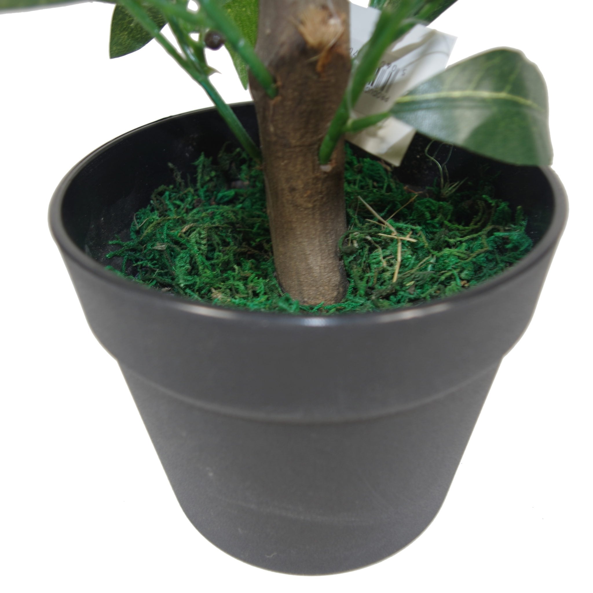 Leaf Design UK Pair of Artificial Bay Topiary Ball Trees - Green, 50cm