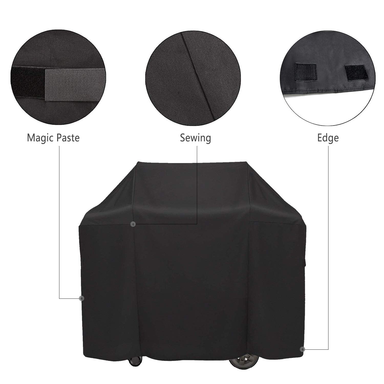 Onlyfire Waterproof BBQ Cover – Heavy Duty Grill Cover for Weber Spirit 300