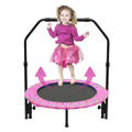 Jolof Store 36'' Kids Mini Trampoline – Foldable Rebounder with Handrail