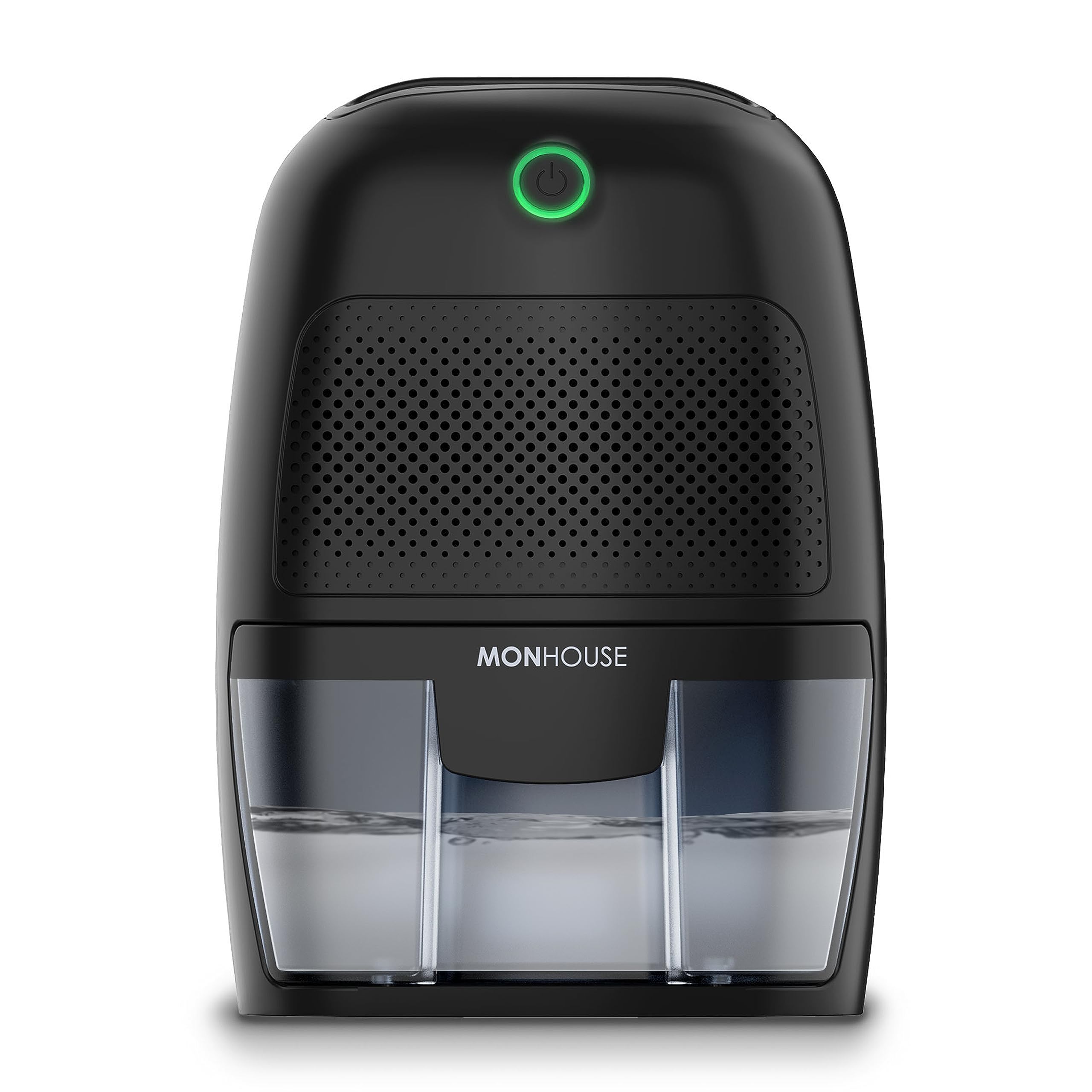 MONHOUSE 600ml Portable Mini Dehumidifier | Quiet Moisture Absorber - Black