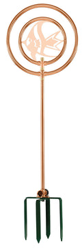 Orbit Ornamental Spinning Sprinkler | Stainless Steel Garden Decor, 30ft