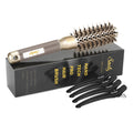 Sndyi Nano Thermal Ceramic Round Hair Brush | 25mm Boar Bristle Brush
