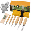 10-in-1 Wood Carving Tools Kit | Whittling Set for Beginners