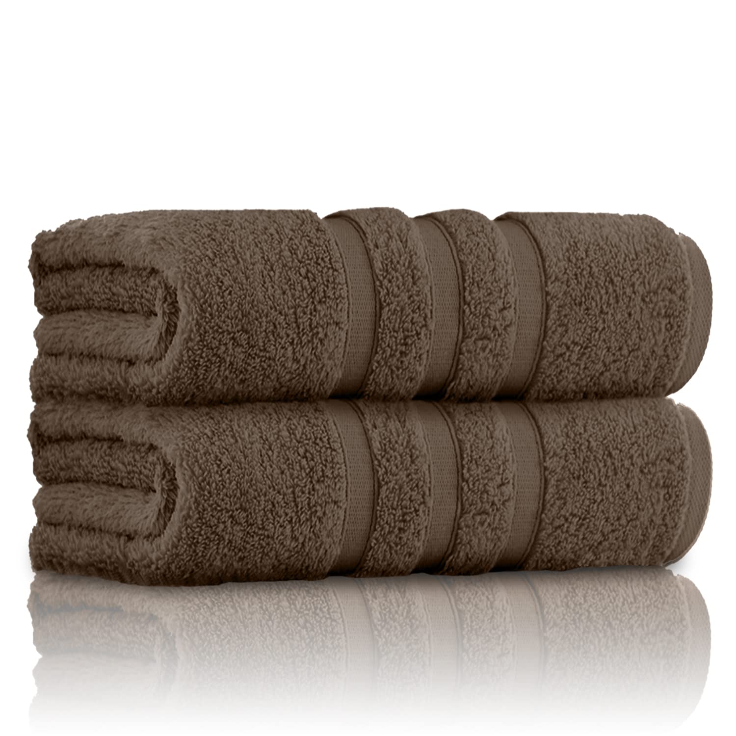 GC Gaveno Cavailia Luxury 550 GSM Cotton Zero Twist Bath Towel – Cocoa