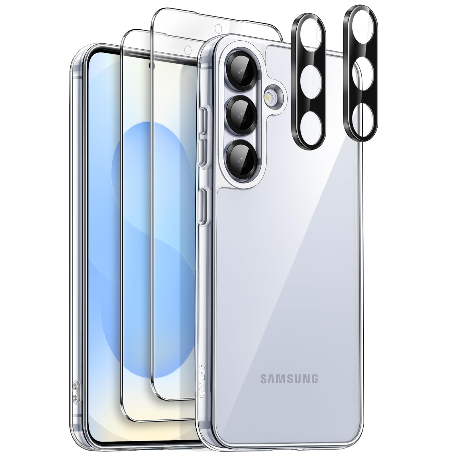 JETech Samsung Galaxy S25 5G Case | 5-in-1 Shockproof Bumper Cover