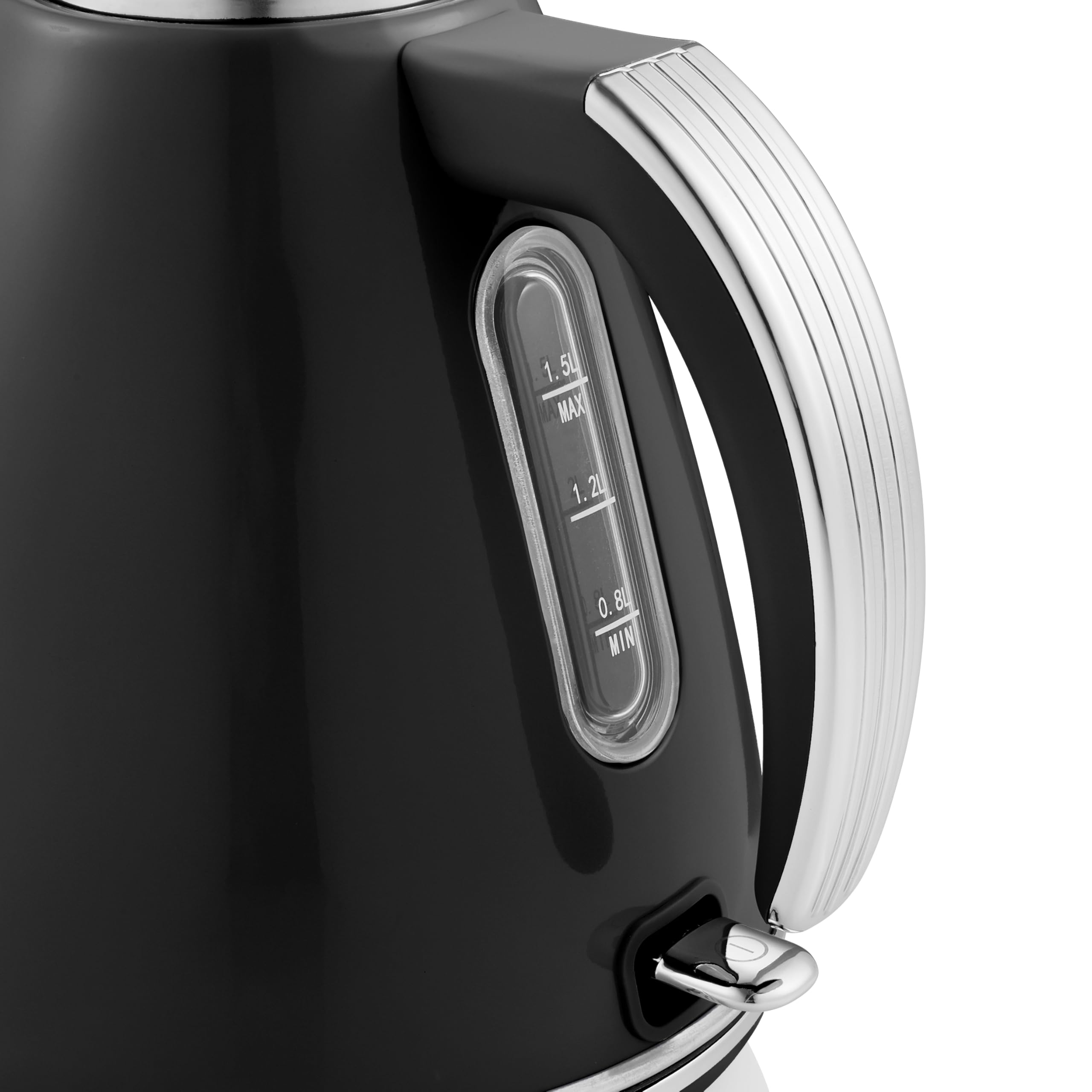 Swan Retro Jug Kettle – 1.5L Fast Boil Electric Kettle, 3KW, Black