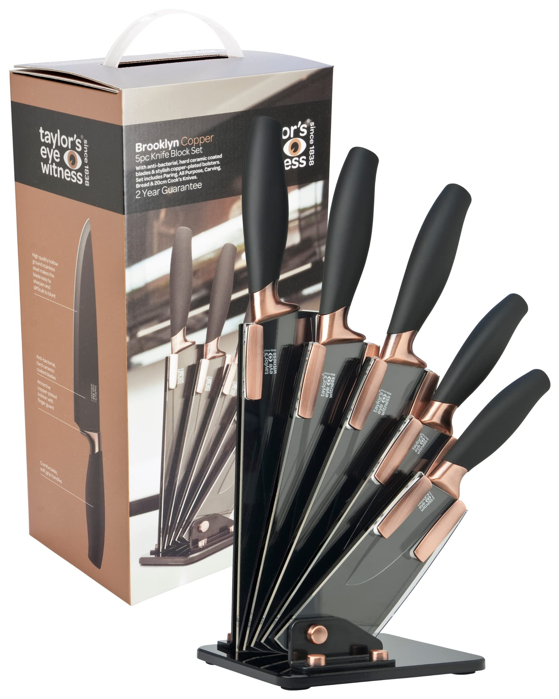 Taylors Eye Witness 5 Piece Brooklyn Kitchen Knife Set – Multi-Colour