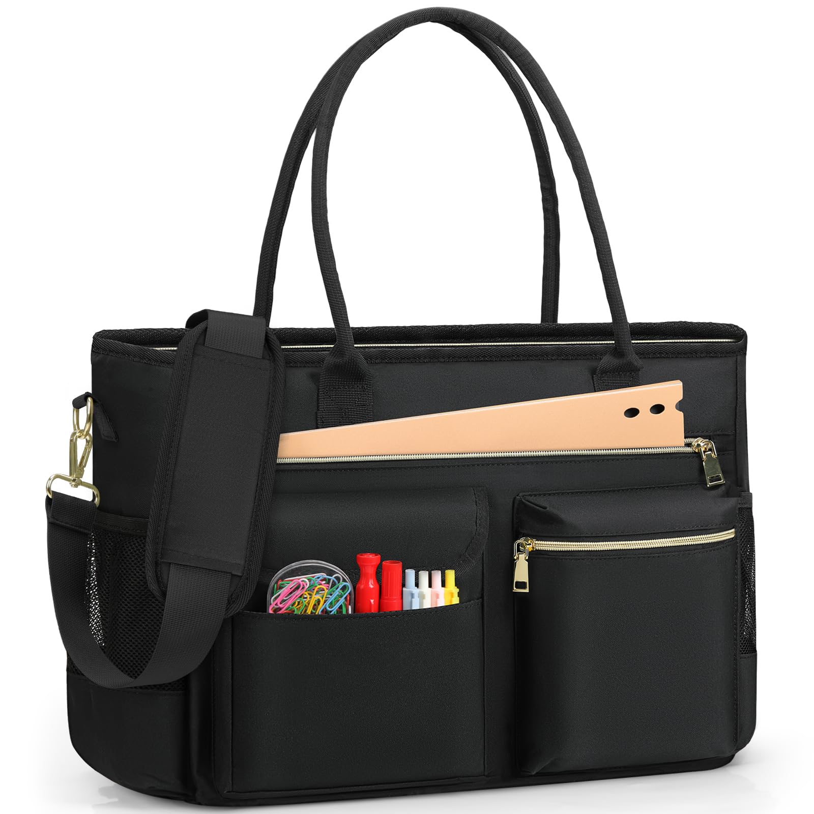 RAINSMORE 15.6 inch Laptop Tote Bag – Large Utility Work Briefcase