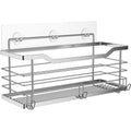 Oriware Adhesive Shower Caddy – SUS304 Stainless Steel Bathroom Shelf