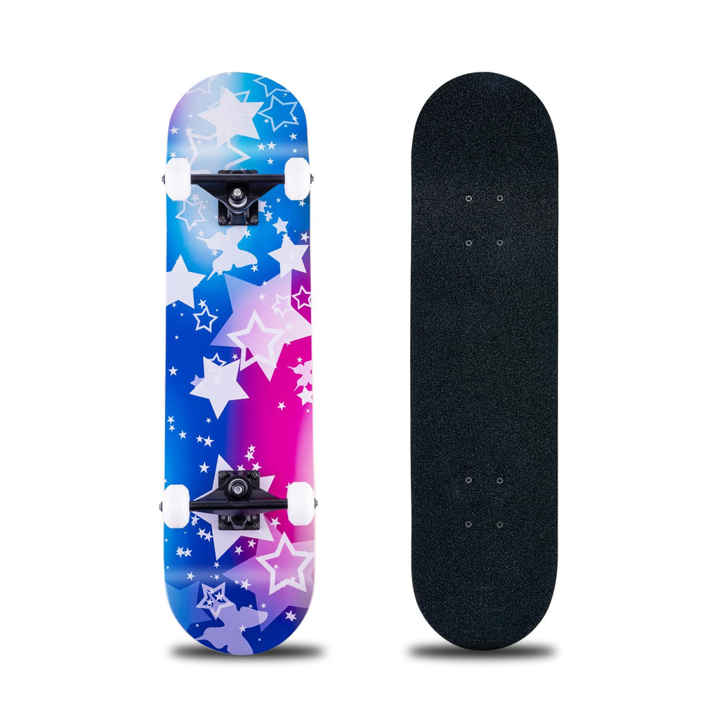 Jolof Store Complete Skateboard | 31x8 Inch 8-Layer Maple Wood Deck