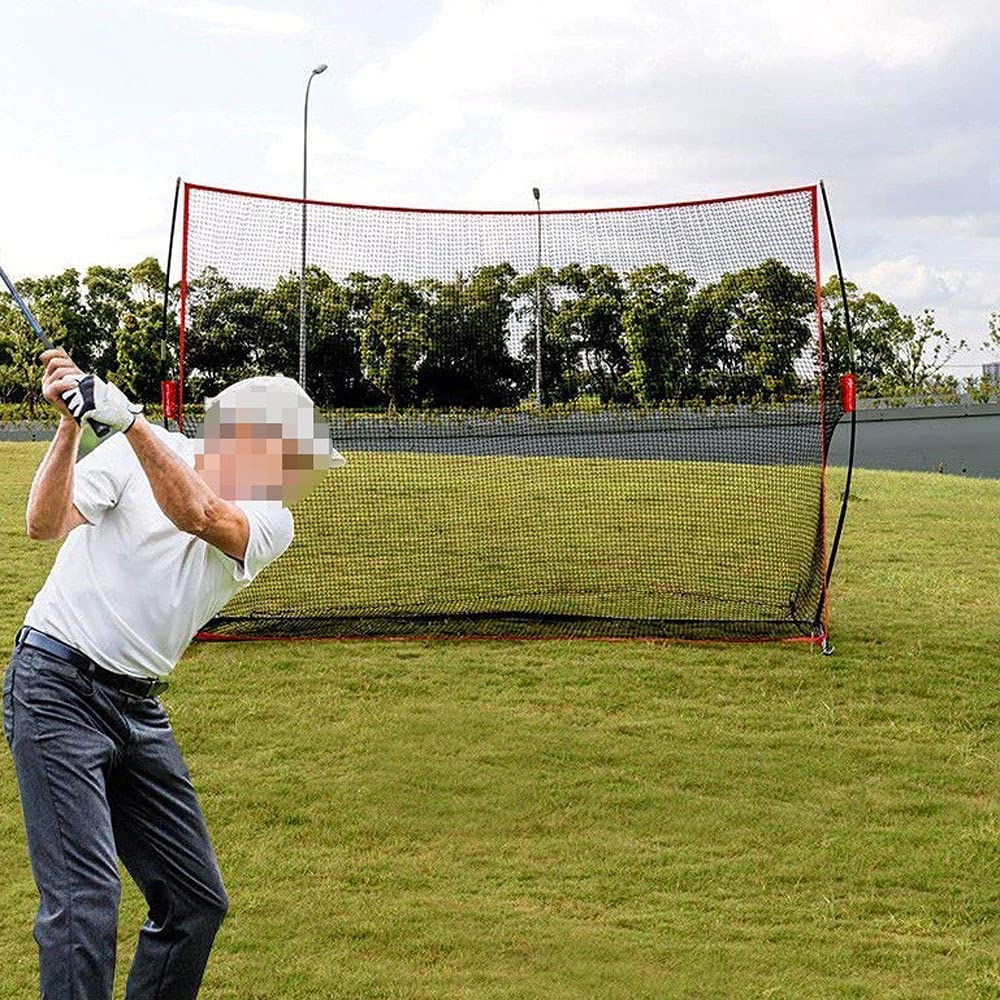 Jaragar 10x7ft Golf Practice Net | Portable Hitting Training Aid with Bag