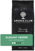 Aroma Club Elegant Vesper Medium Roast Whole Bean Coffee - 1KG Arabica
