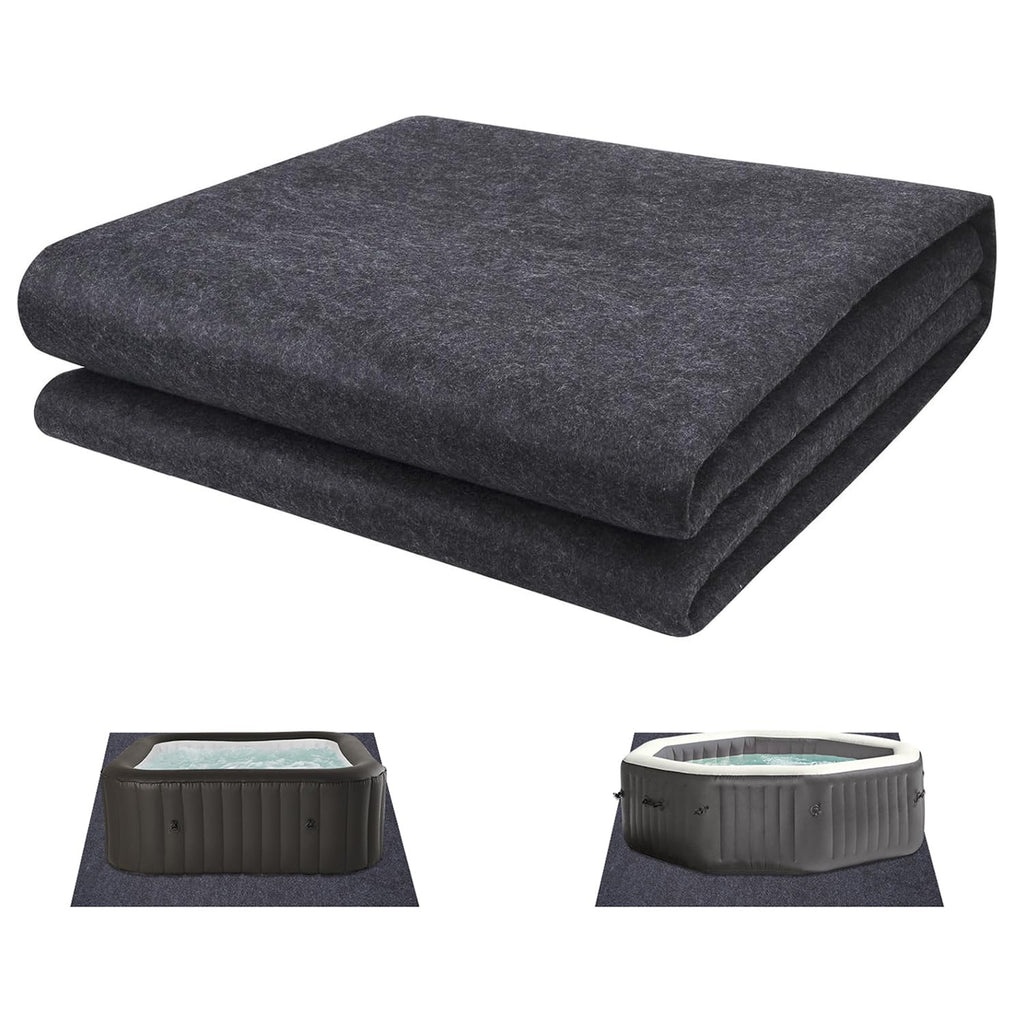 SINBLUE Square Hot Tub Flooring Mat 7.5 x 7.5 FT Inflatable Floor Protector - image 1
