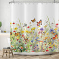 Floral Shower Curtain | Waterproof Polyester - 180x180 cm