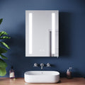 Jolof Store Black LED Bathroom Mirror Cabinet | Shaver Socket & Demister