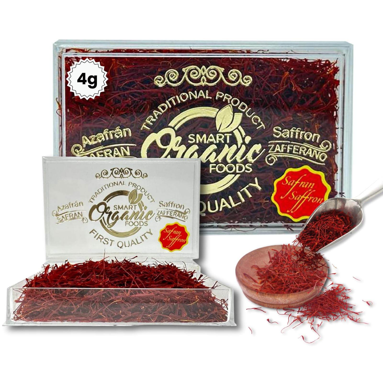 Pure Spanish Saffron – 4g Grade A Extra Superior Spice