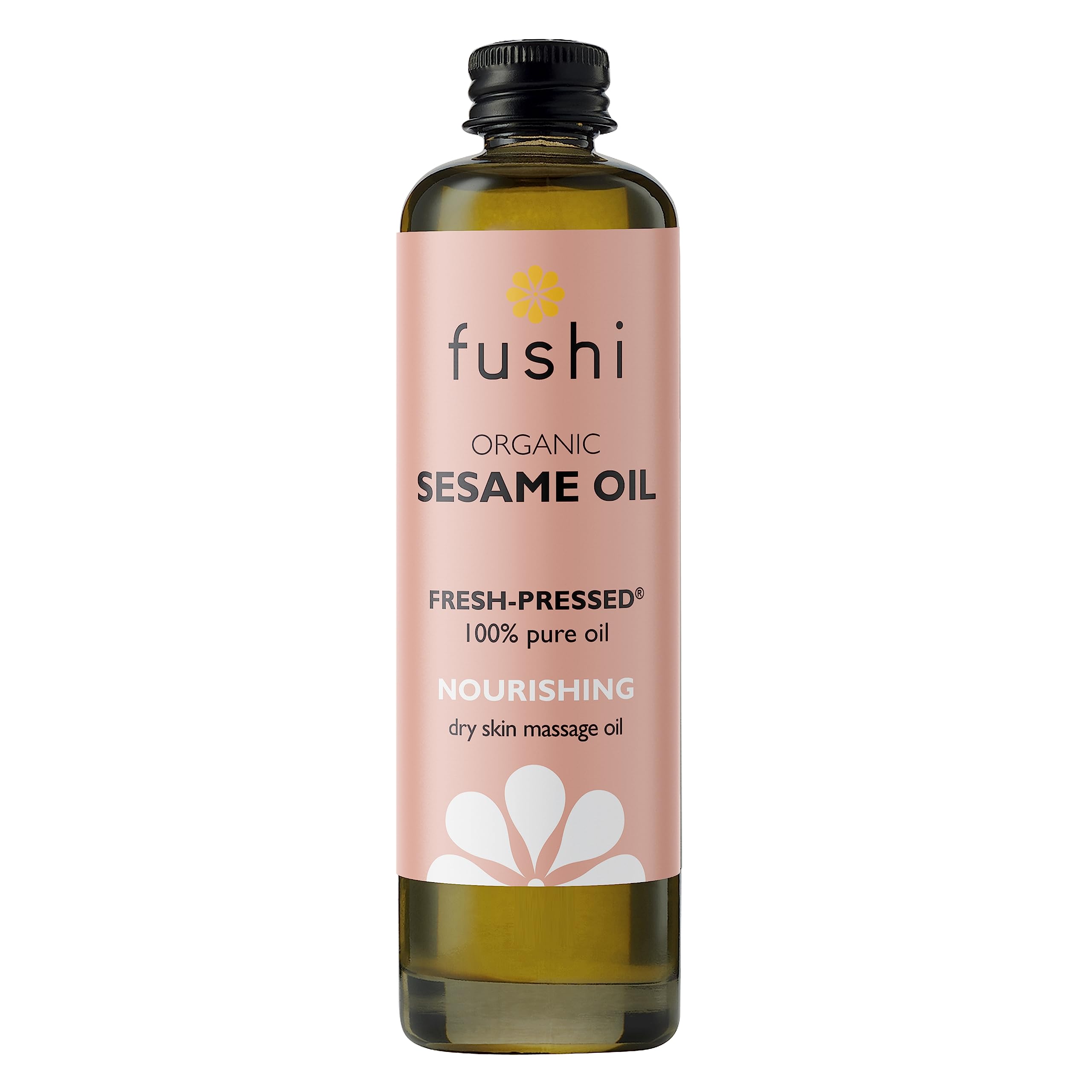 Fushi Organic Sesame Oil 100ml – Cold Pressed Virgin Oil for Skin & Hair