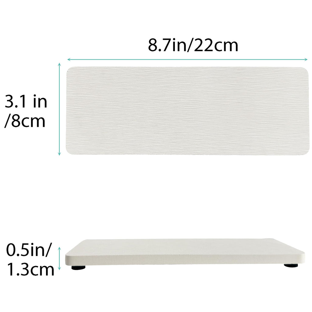 NiuYichee 2 PCS Diatomaceous Earth Kitchen Soap Tray, Water Absorbent Diatomite Coasters - image 5