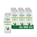 Simple Gentle Care Conditioner for Sensitive Scalp - 400ml (6 Pack)