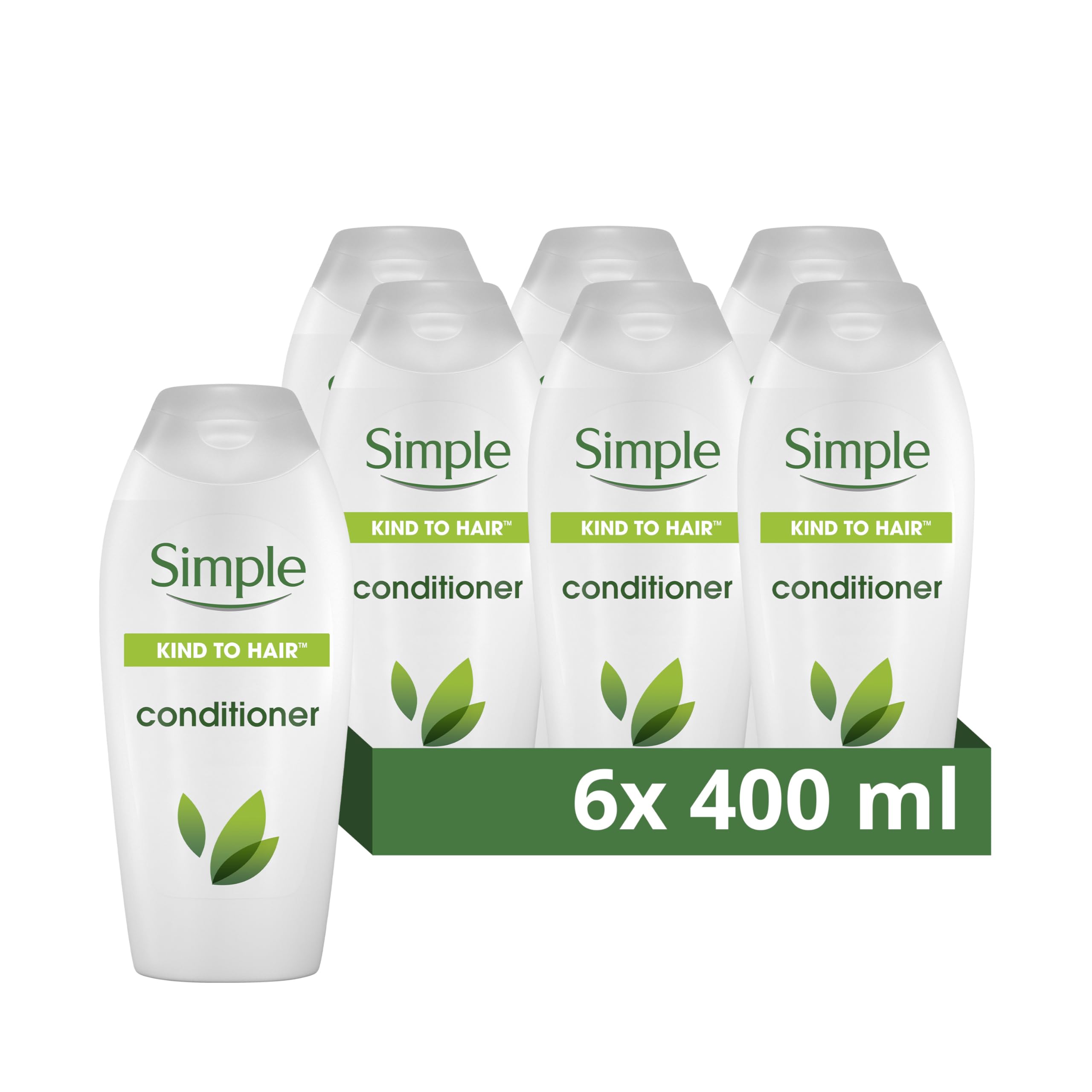 Simple Gentle Care Conditioner for Sensitive Scalp - 400ml (6 Pack)