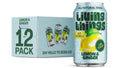 Living Things Prebiotic Soda – Lemon & Ginger Gut Health Drink – 12 Pack