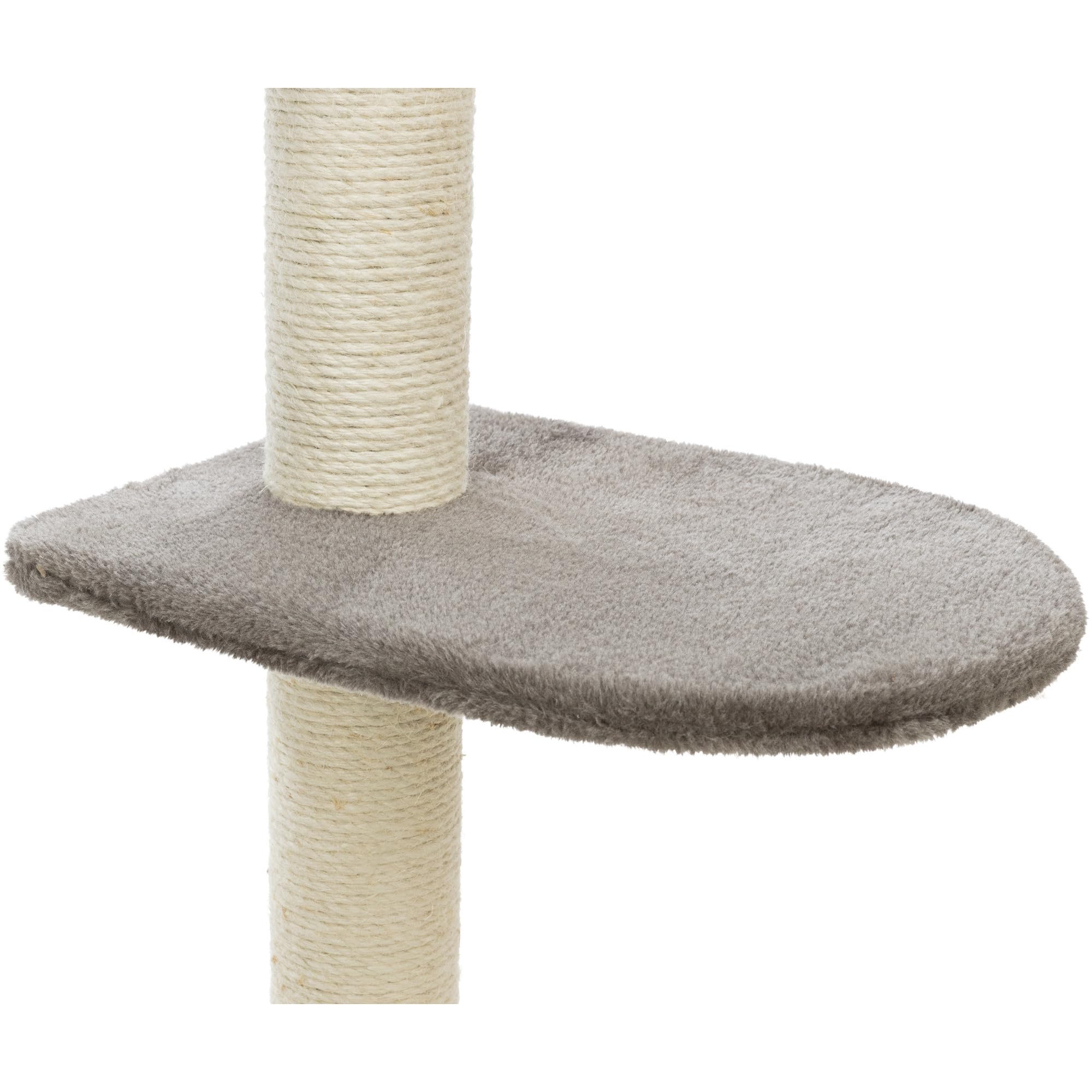 Trixie Altea Cat Scratching Post - 117cm Sisal & Plush - Platinum Grey