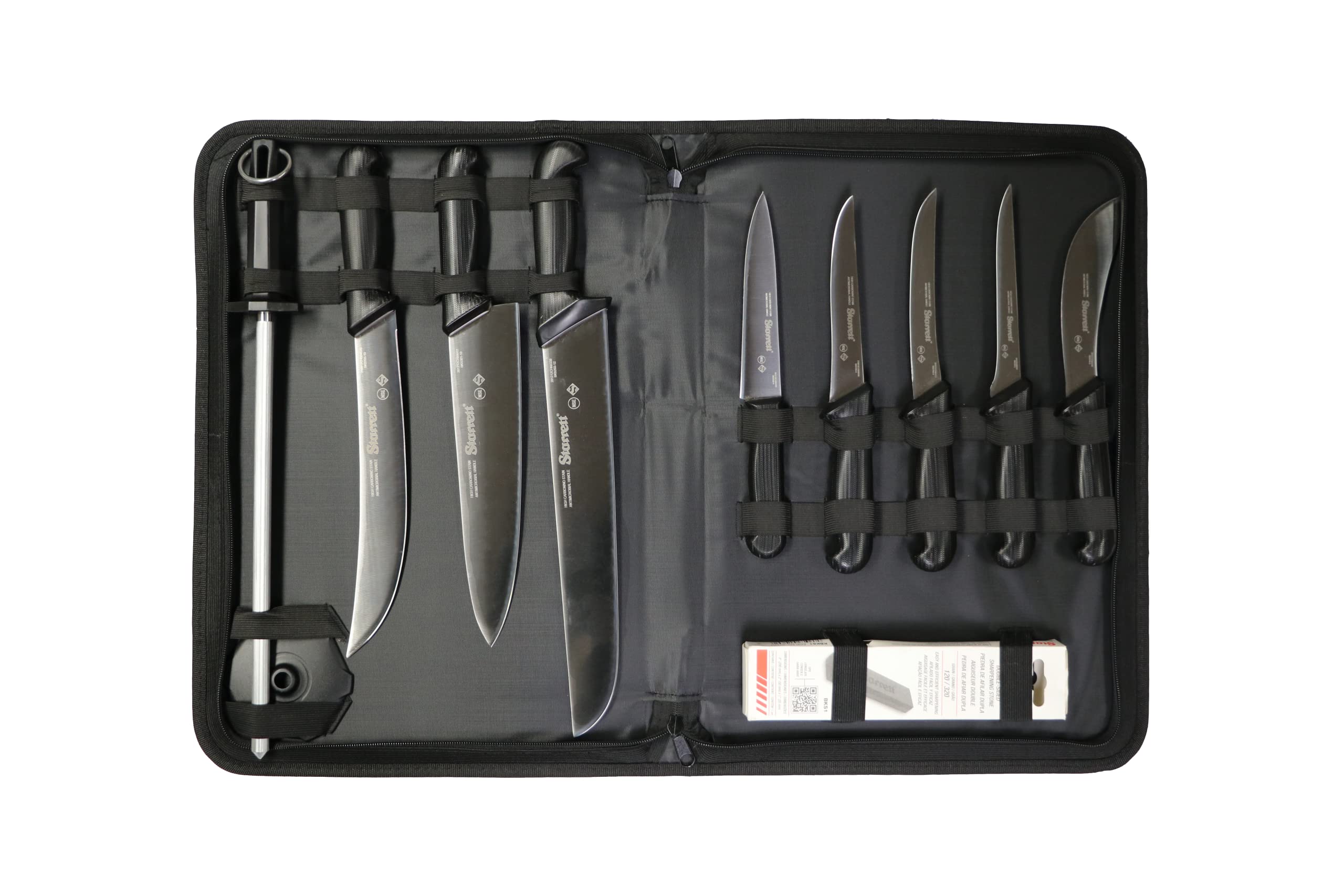 Starrett 11-Piece Professional Knife Set | Stainless Steel Chef Knives