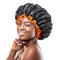 mikimini Extra Large Shower Cap | Reusable Waterproof Double Layer - 2 Pack