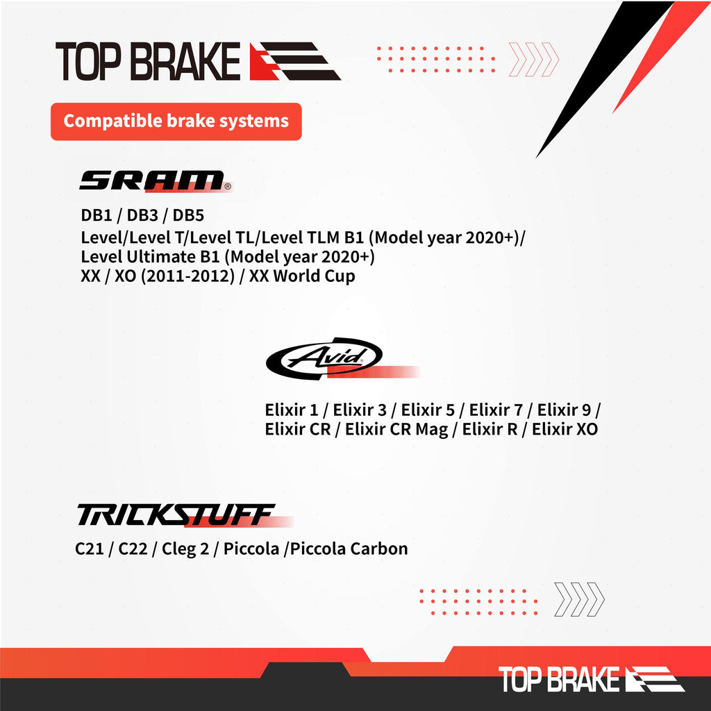 Jolof Store Disc Bike Brake Pads for Sram Level, Avid Elixir & XX