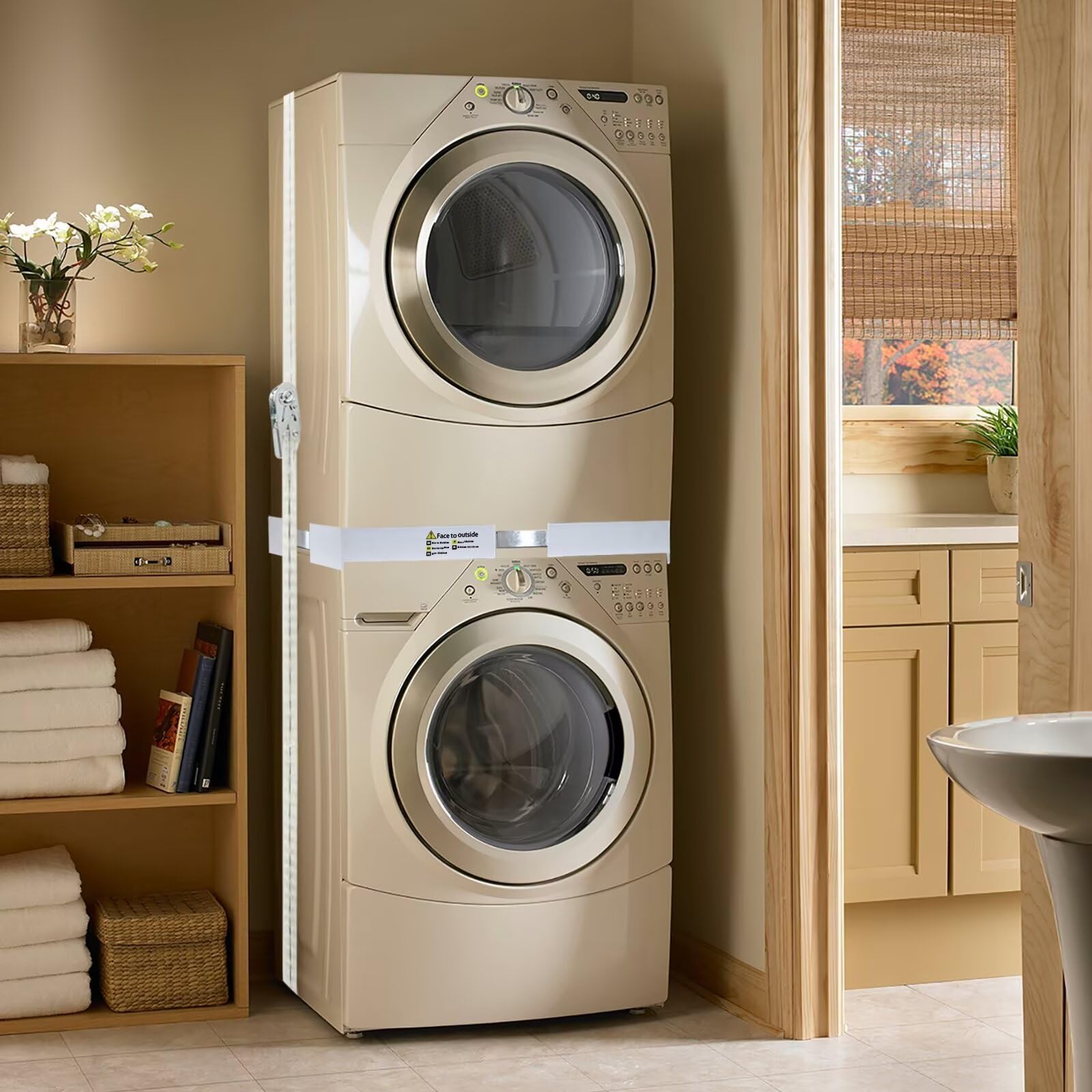 NIUXX Universal Stacking Kit for Washer and Dryer | 46-66cm Adjustable