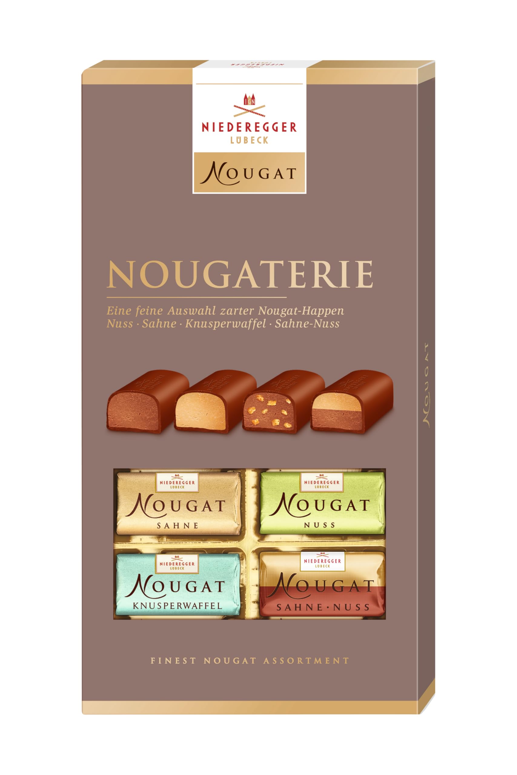 Niederegger Nougat Mini Loaves Gift Box – Cream Nut Wafer, 200g