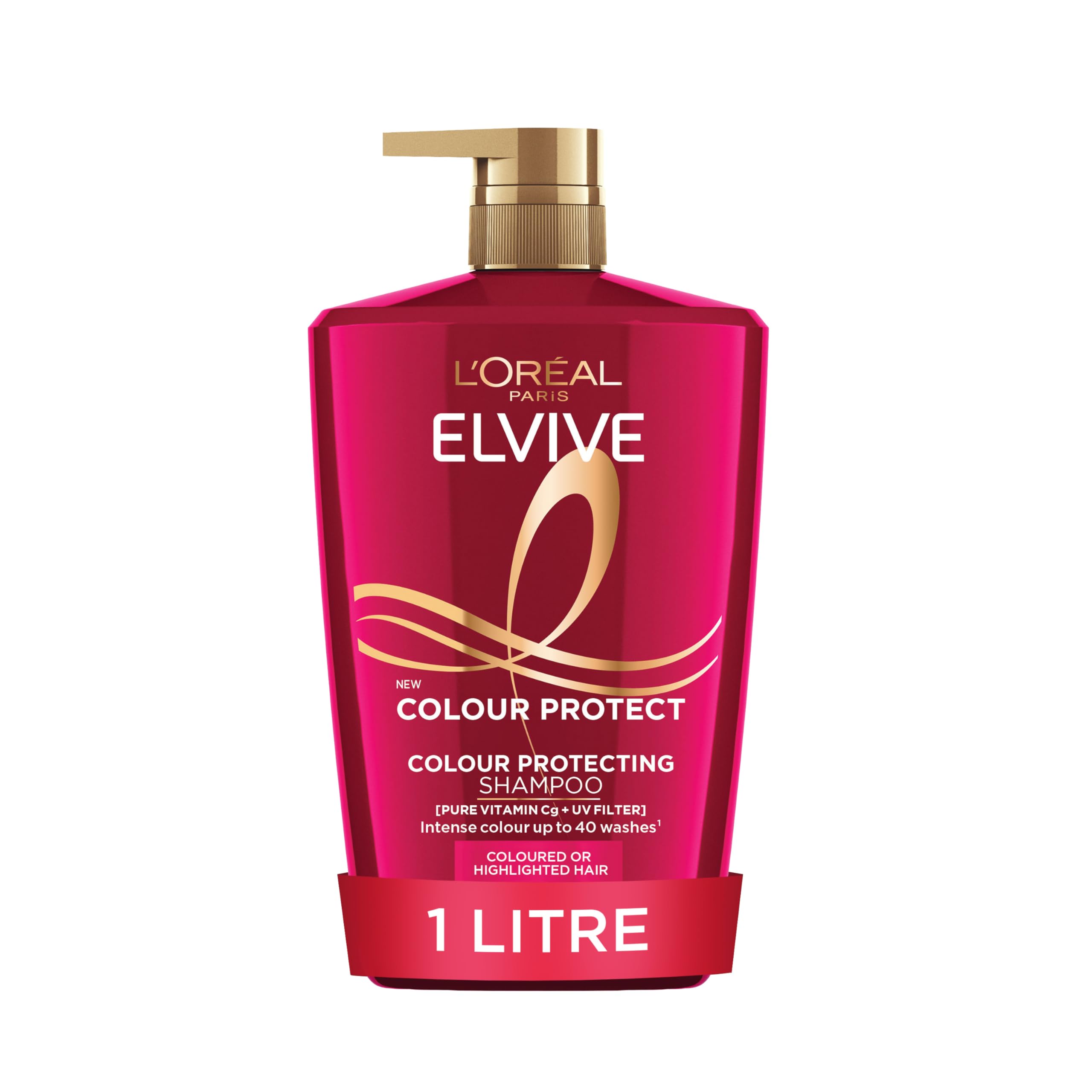 L'Oréal Paris Elvive Colour Protect Shampoo with Vitamin Cg & UV Filters