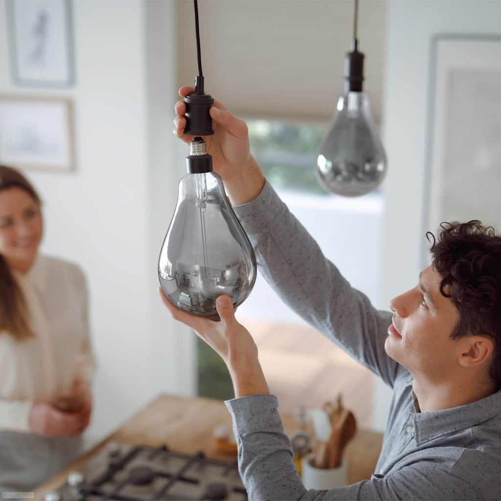 Philips LED Giant Smoky A160 Bulb | E27 Dimmable 6.5W Cool White