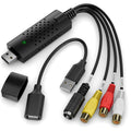VHS to Digital Converter | USB 2.0 Video Capture Card for PC/Mac