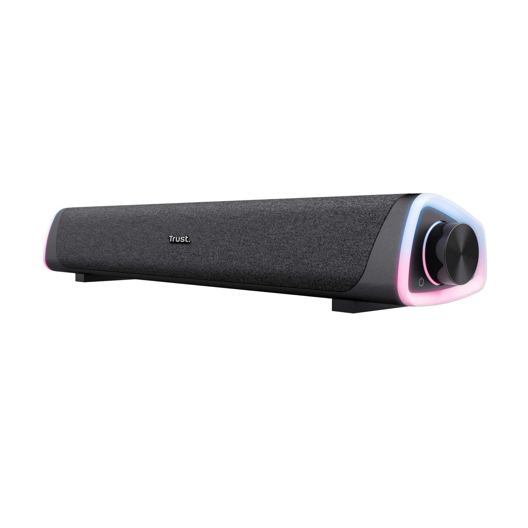 Trust Liro 12W PC Soundbar – Compact RGB LED USB Powered Speakers