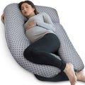 PharMeDoc U-Shaped Pregnancy Pillow | Full Body Support Jersey Cover