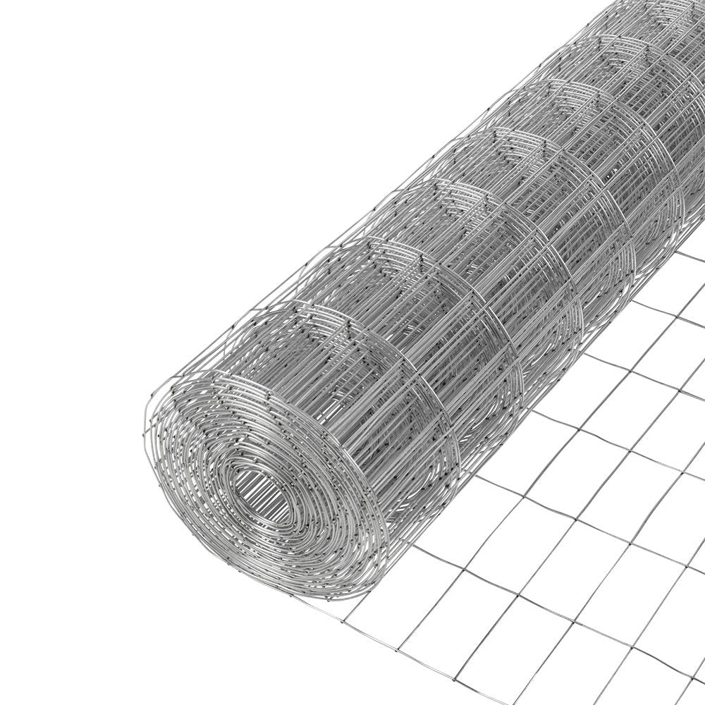 Yardgard 16 Gauge Galvanized Welded Wire Fence - 1/2 x 1 Mesh, 24" x 25'