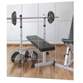 EVENLIVE Gym Mirrors for Home Gym | 16PCS Glass Mirror Tiles, 12x12 Inch