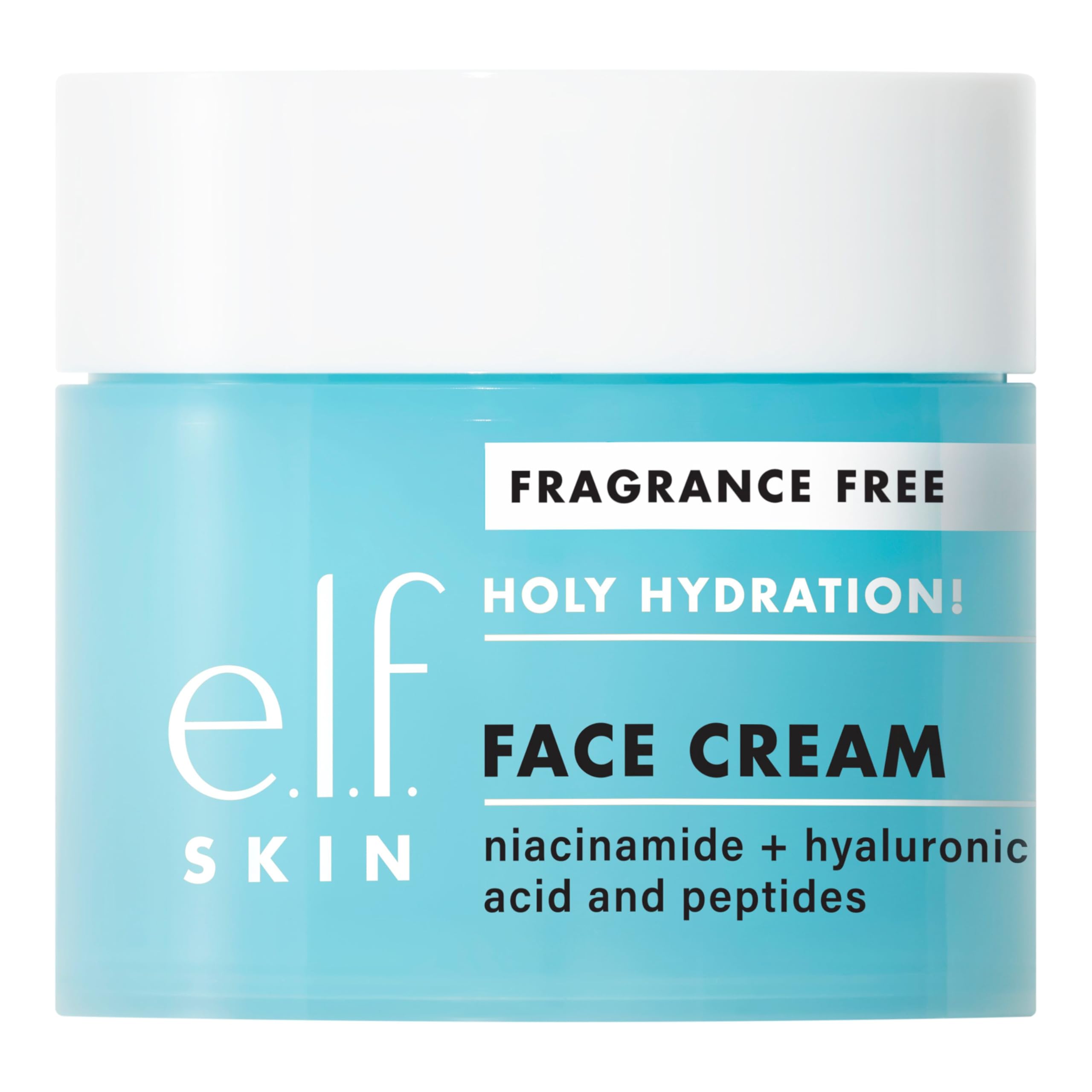 e.l.f. SKIN Holy Hydration! Face Cream – Fragrance Free Moisturizer, 1.8 Oz