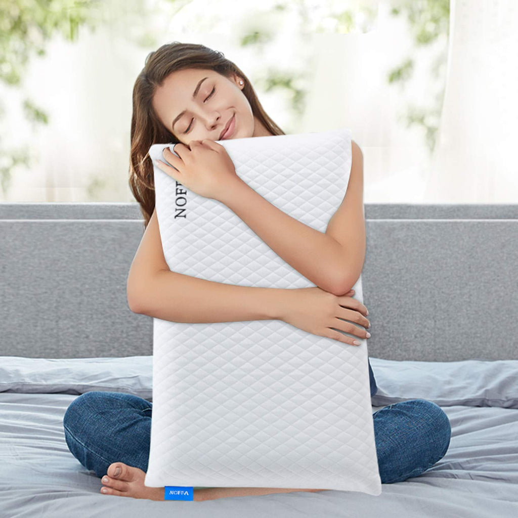 NOFFA Orthopedic Neck Support Pillow – Bouncy Foam Bed Pillow