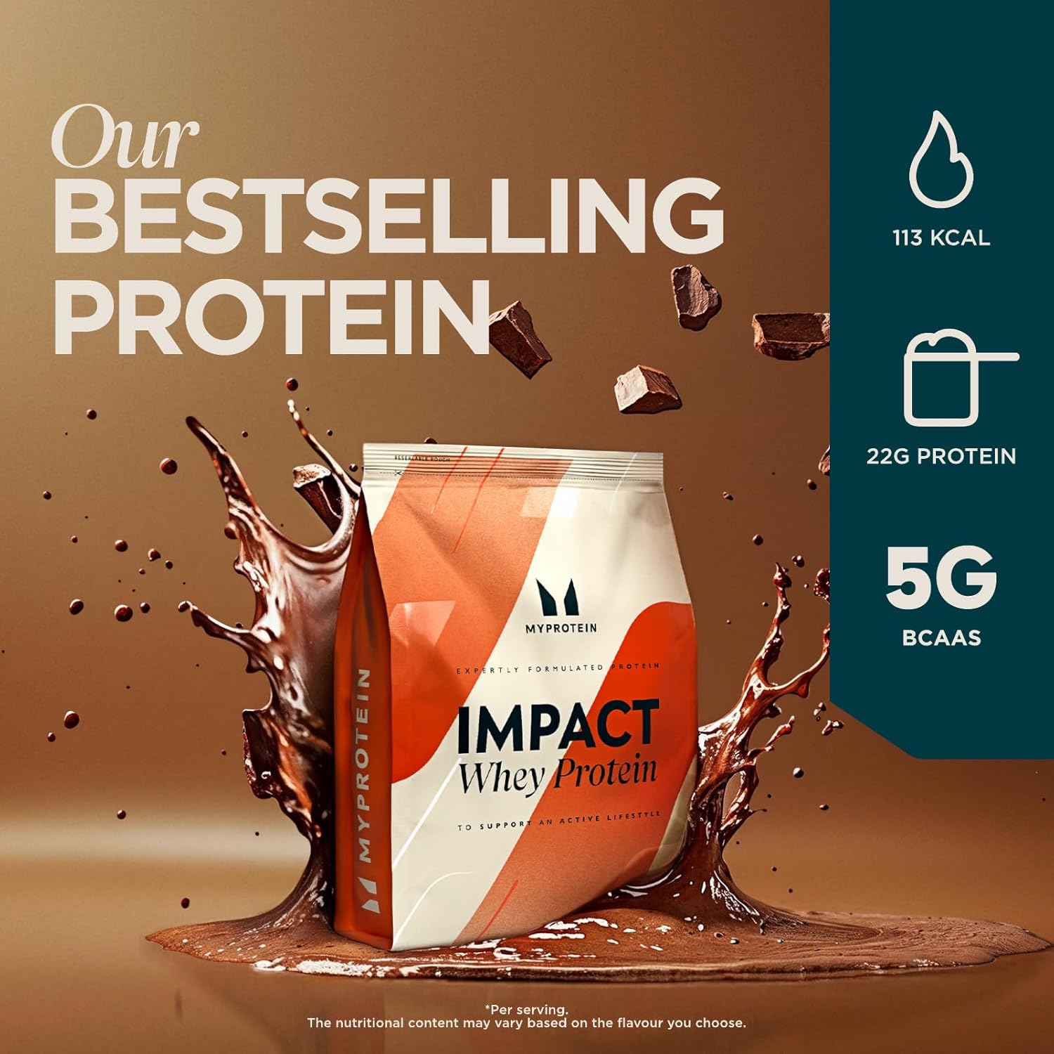 Jolof Store Impact Whey Protein Powder – Chocolate Smooth - 1kg